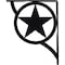 Ekena Millwork Austin Wrought Iron Bracket, (Single center brace), Powder Coated Black 1 1/2"W x 10"D x 12"H BKTM01X10X12SAU - alternate 8